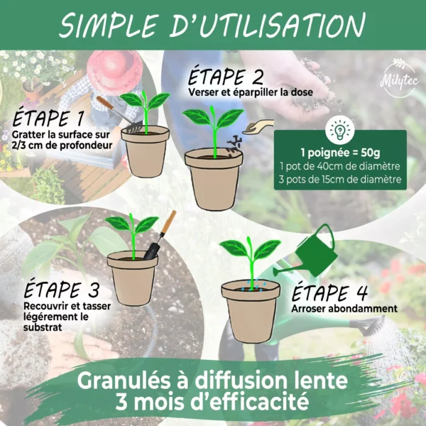 Engrais pour plantes granulés – Image 2