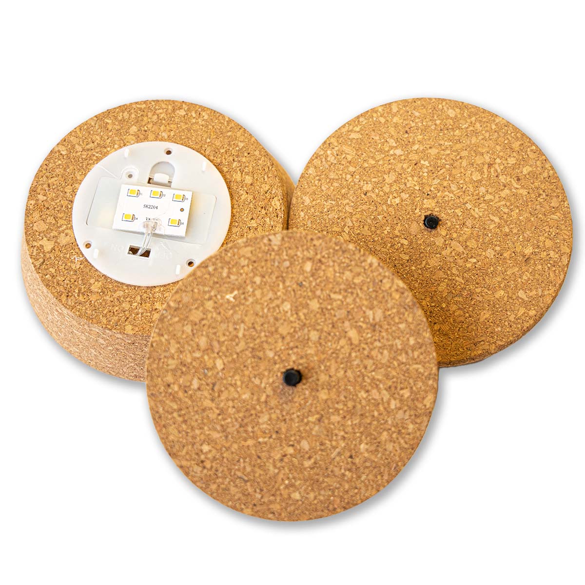 Cork With Led – Terrarium Cork With Light –  3 Sizes Available