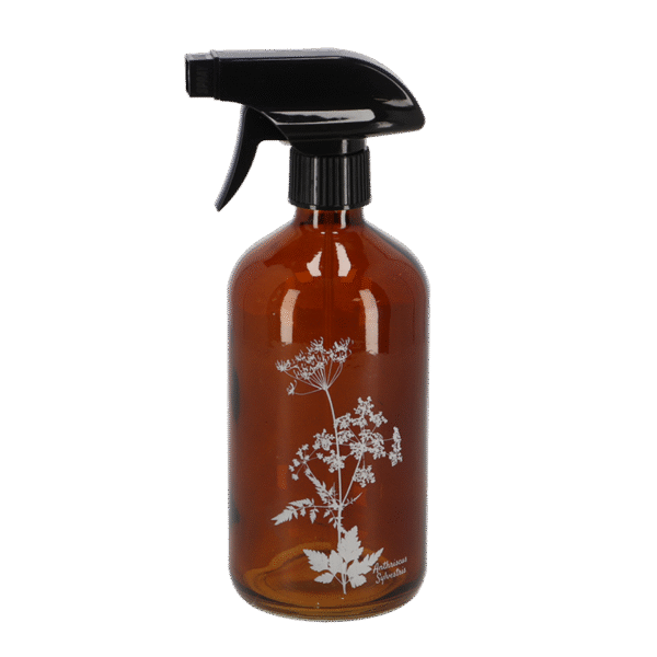 Stylish Water Sprayer 'Wild Flower' - Brown Glass - 21 Cm