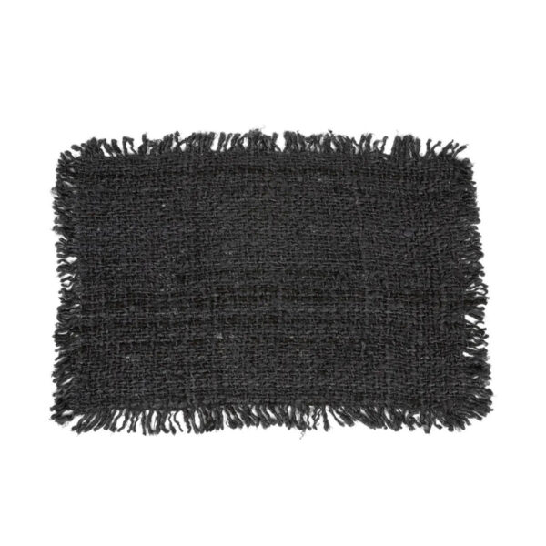 Napperon noir pour table 4pc