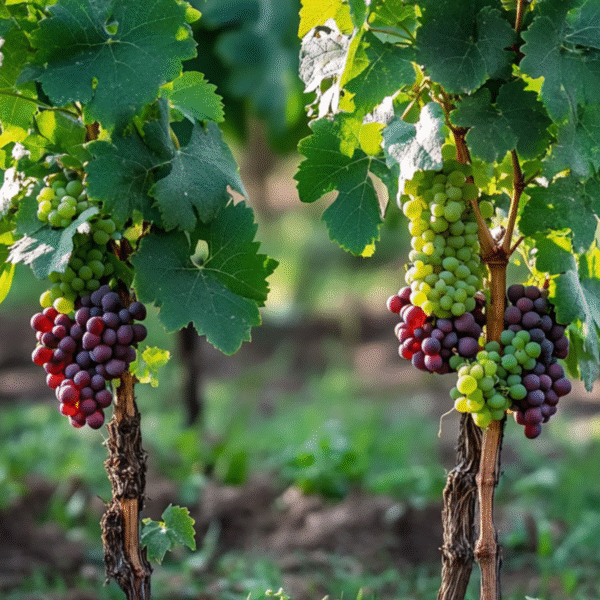 Vignes blanc et noir - 2 pieds – Image 2