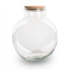 Bocal en verre recyclé pour terrarium avec LED 25cm – Image 2