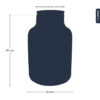 Terrarium Bottle 'Milky' With Led-Lighting - Closed Terrarium Ø 21 Cm ↑ 30 Cm – Image 5