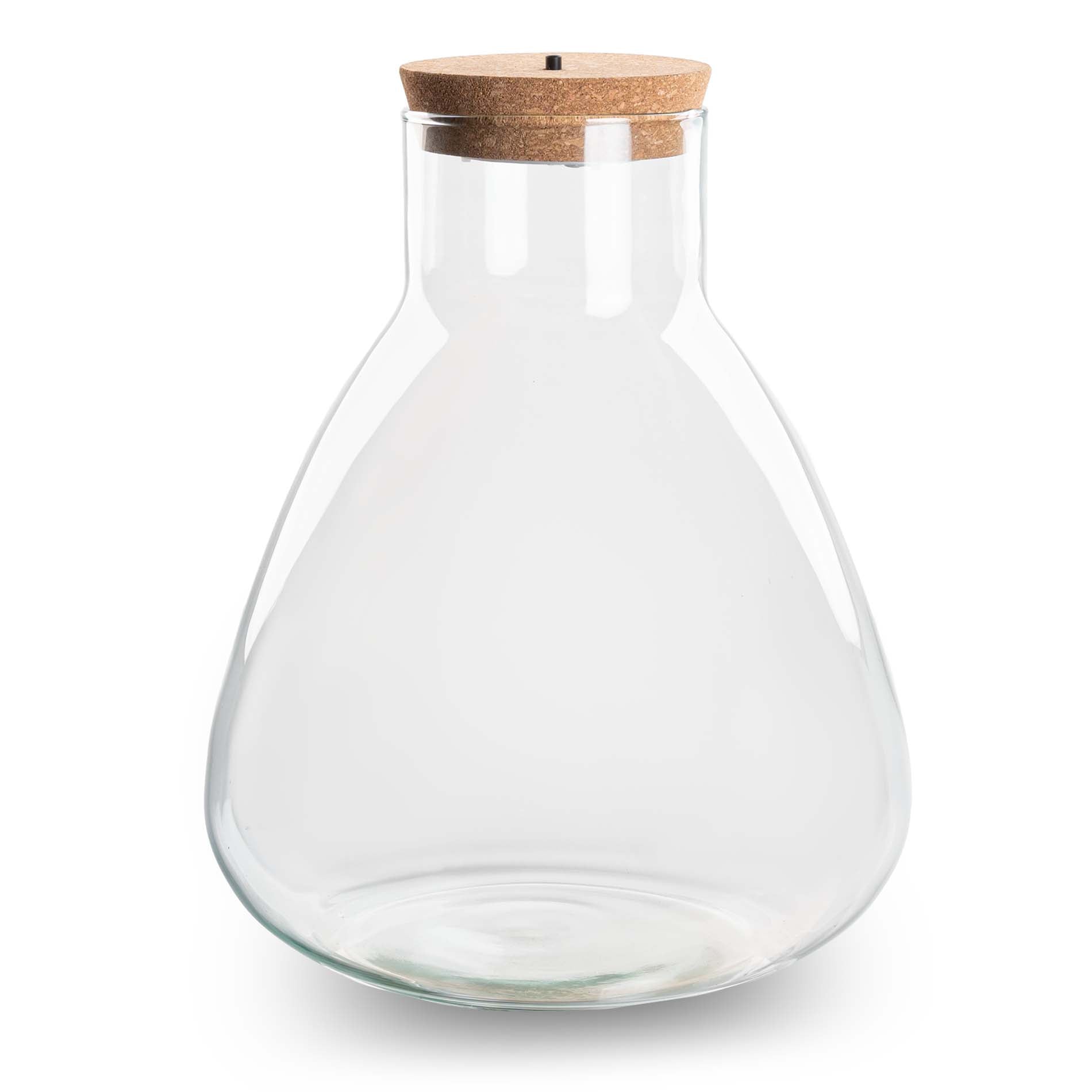 Terrarium Bottle 'Sam' - Incl. Led Cork - Closed Terrarium Ø 24.5 Cm ↑ 30 Cm – Image 2