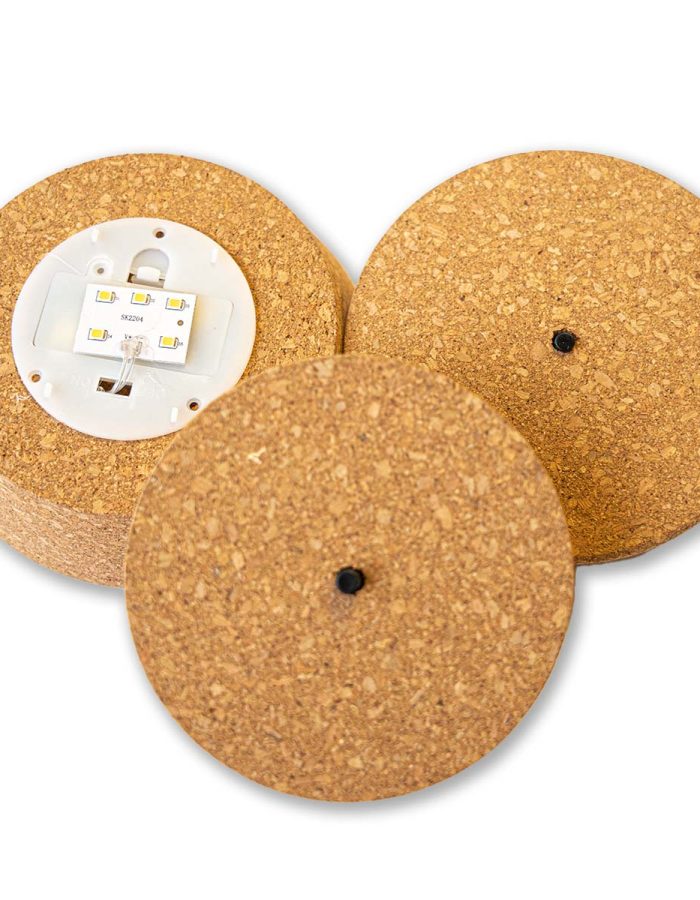 Cork With Led – Terrarium Cork With Light –  3 Sizes Available
