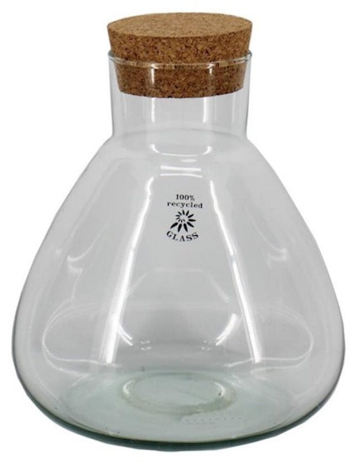 Terrarium With Cork – Sammie – Closed Terrarium ↑ 26.5 Cm