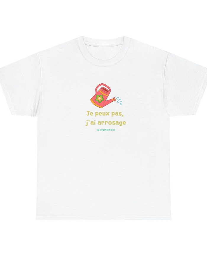 T-shirt femme “je peux pas j’ai arrosage”