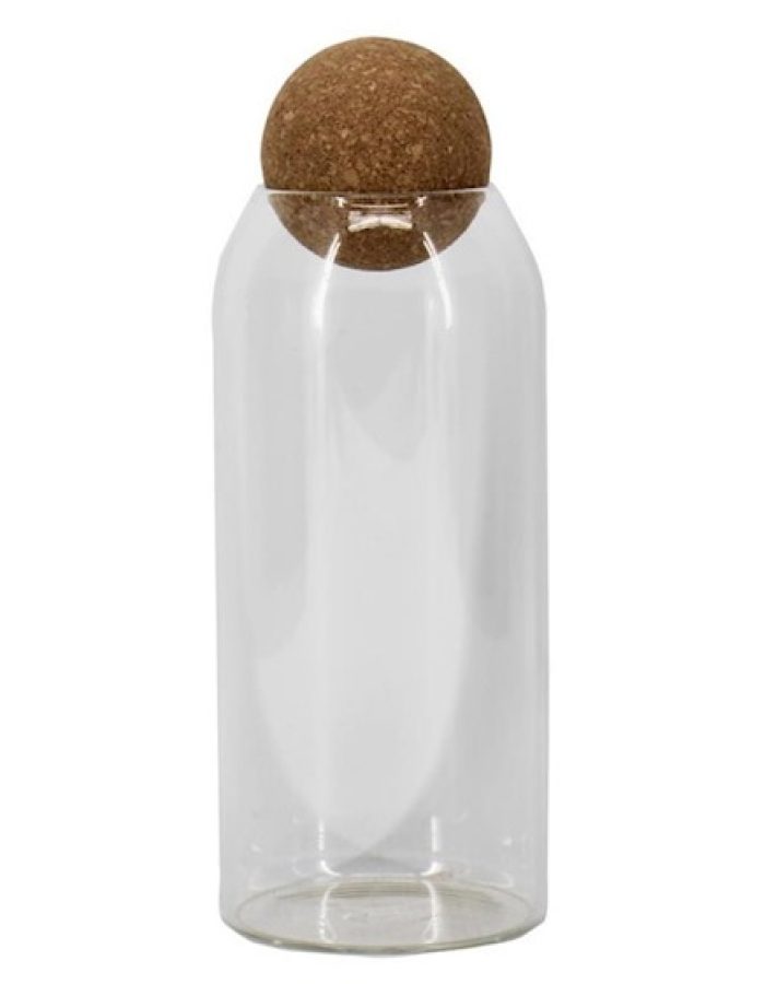 Terrarium bouteille bouchon liège rond