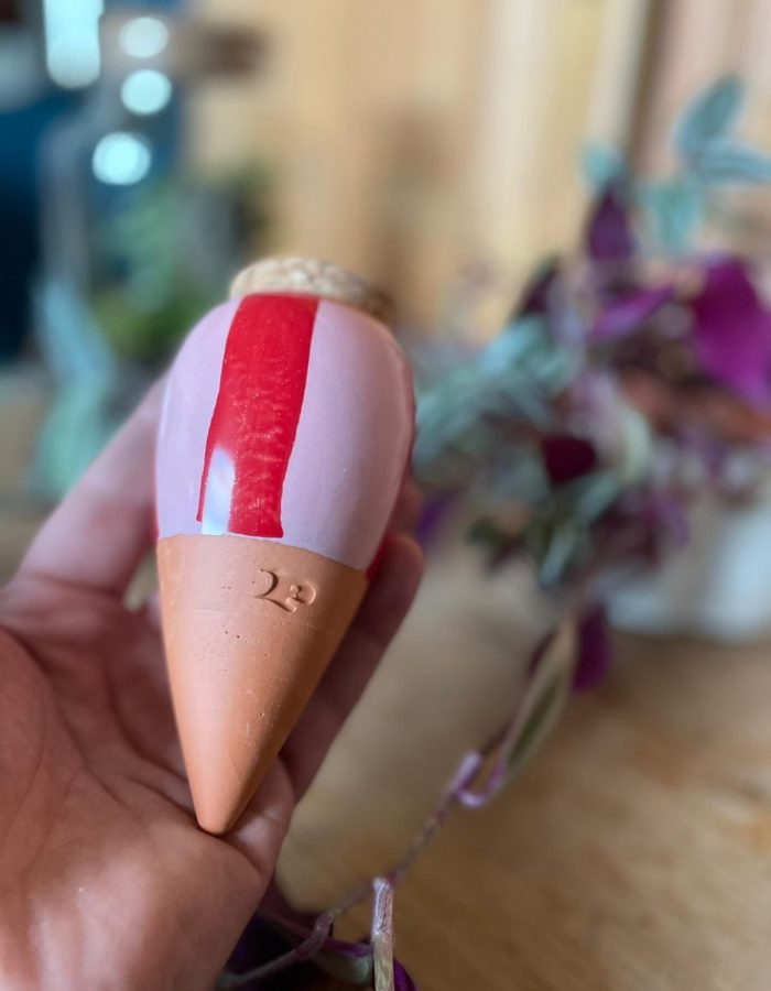 Ollas Pépin 15cl émaillé rouge